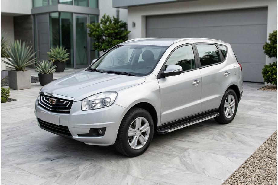 Geely Emgrand X7 2011– Side steps Maya V1 (2 stuks, aluminium) Image