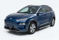 Hyundai Kona 2017–2023 Side steps Maya V1 (2 stuks, aluminium) foto 1