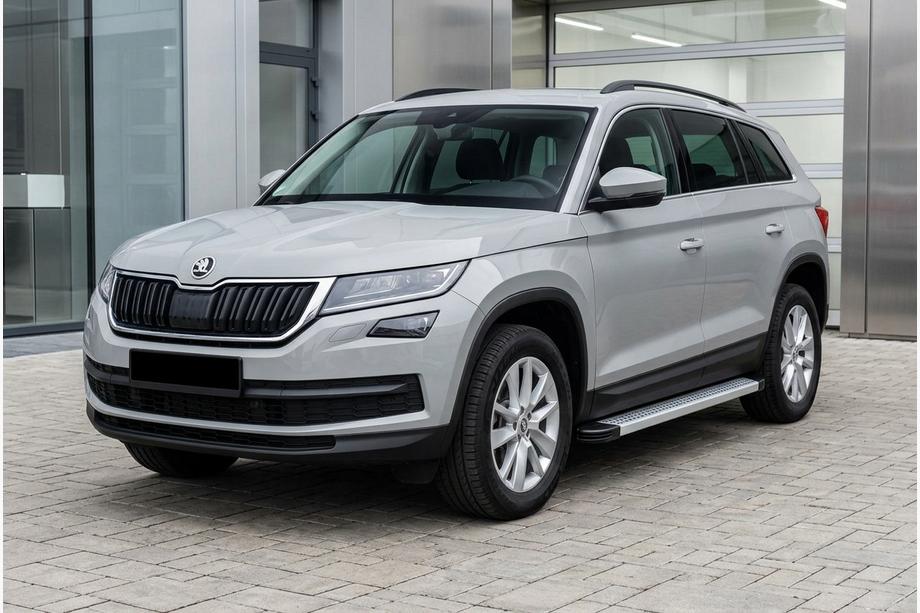 Skoda Kodiaq 2016–2023 Zijtreden Maya V2 (set van 2, aluminium) Image