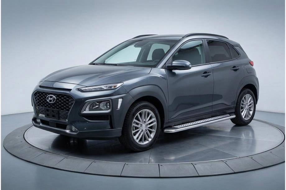 Hyundai Kona 2017–2023 Zijtreden Maydos V2 (2 st., aluminium/RVS) Image
