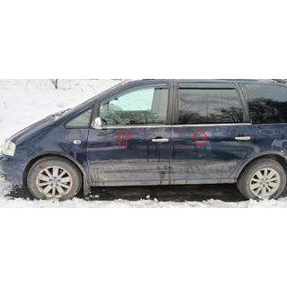 Raamomlijsting (4-delig, RVS) Seat Alhambra 1996–2010 foto 1