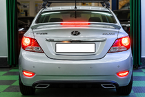 Hyundai Accent 2011–2017 Spoiler Niken V2 (spuitklaar) foto 1