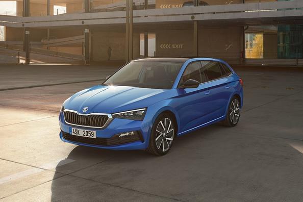 Nieuwe hatchback Skoda Scala in het modellenaanbod van het merk