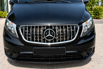 Mercedes Vito/V-klasse W447 2014– Voorgrille GT Panamericana Chroom (2014-2023 voor Vito W447) foto 8