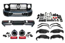Mercedes G-klasse W463 1990–2018 Restyling ombouwset voor G63 AMG 2018 (zonder motorkap- en spatbordvervanging) foto 2
