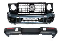 Mercedes G-klasse W463 1990–2018 Restyling ombouwset voor G63 AMG 2018 (zonder motorkap- en spatbordvervanging) foto 15