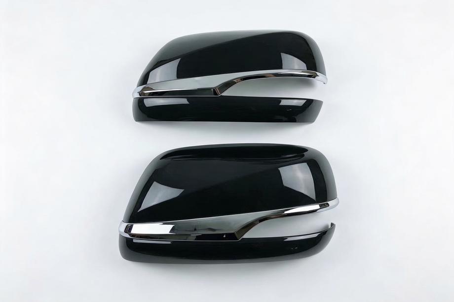 Toyota Land Cruiser 200 2007–2021 Spiegelkappen (zonder richtingaanwijzer, 2016-stijl) Rechts, zwart Foto 2