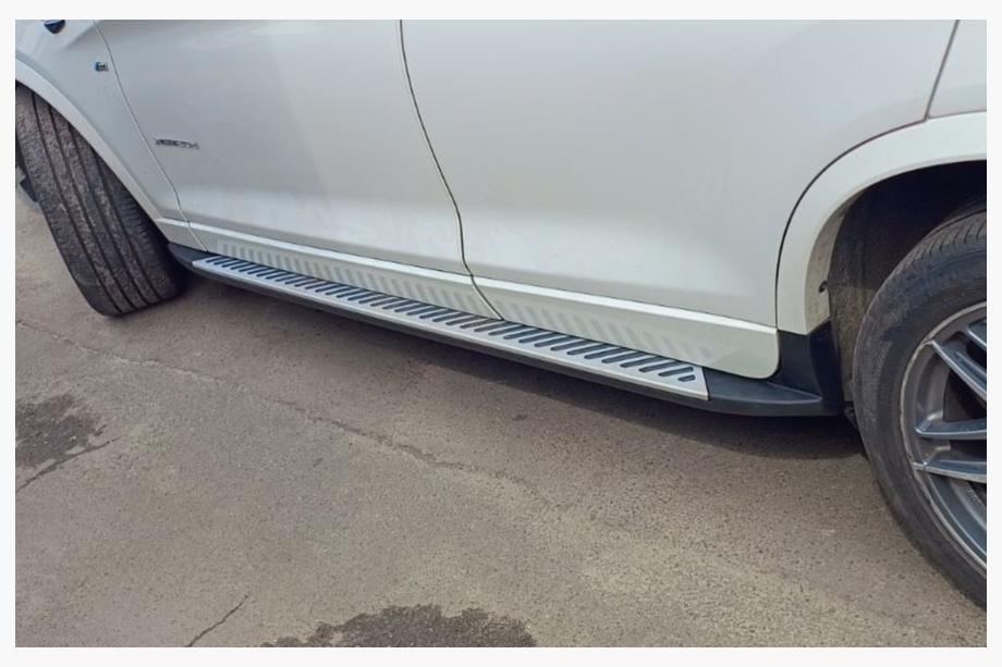 BMW X3 F25 2011–2018 Originele side steps V2 (2 stuks, aluminium) Image