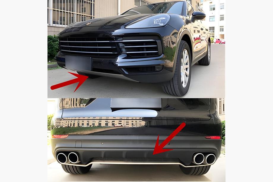 Porsche Cayenne 2018– Voor- en achterbumperlip Image
