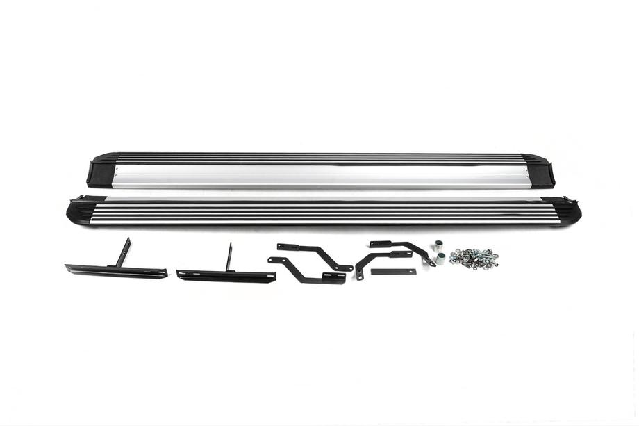 Volkswagen Touareg 2002–2010 OEM zijtreden (2 stuks, aluminium) Foto 2