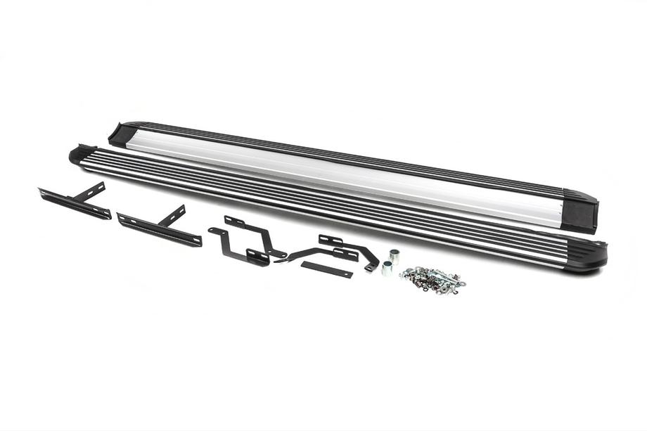 Volkswagen Touareg 2002–2010 OEM zijtreden (2 stuks, aluminium) Foto 3