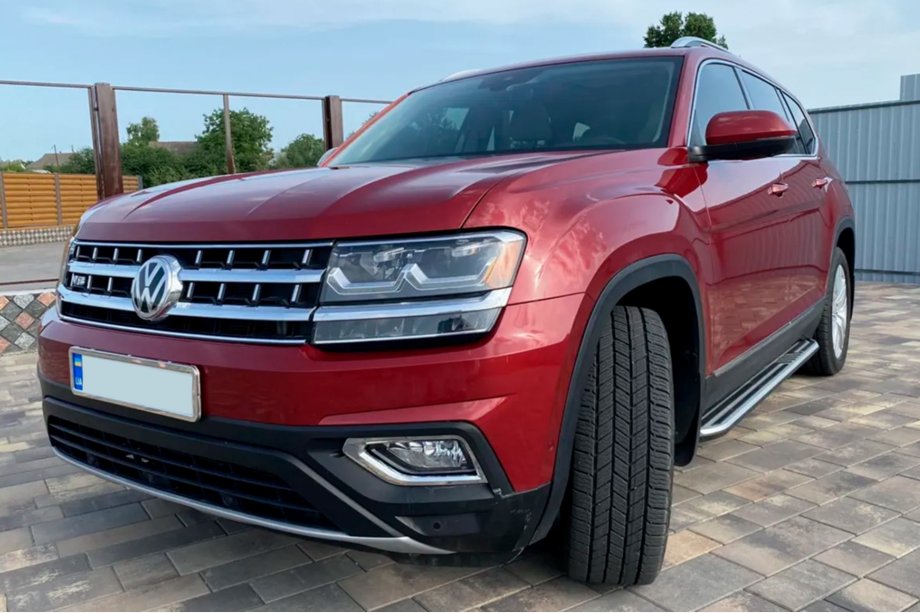 Volkswagen Atlas (Terramont) 2016– OEM zijtreden (2 stuks, aluminium) Image