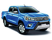 Toyota Hilux 2015– Voorbumper lipspoiler V1 (ABS) foto 3