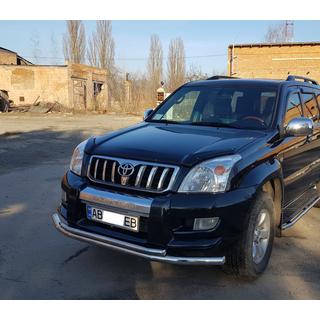 Frontbeschermbeugel ST014 (RVS) Toyota Land Cruiser Prado 120 2002–2009 foto 3