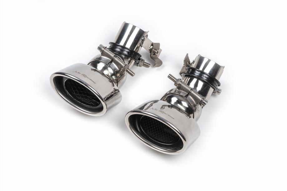 Mercedes E-class W211 2002–2009 Uitlaattips V2 (2 stuks) Image