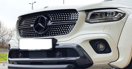 Mercedes X-klasse 2017–2020 Voorgrille Diamond foto 3