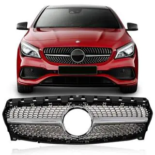 Voorgrille (2017-2019, Diamond Silver)