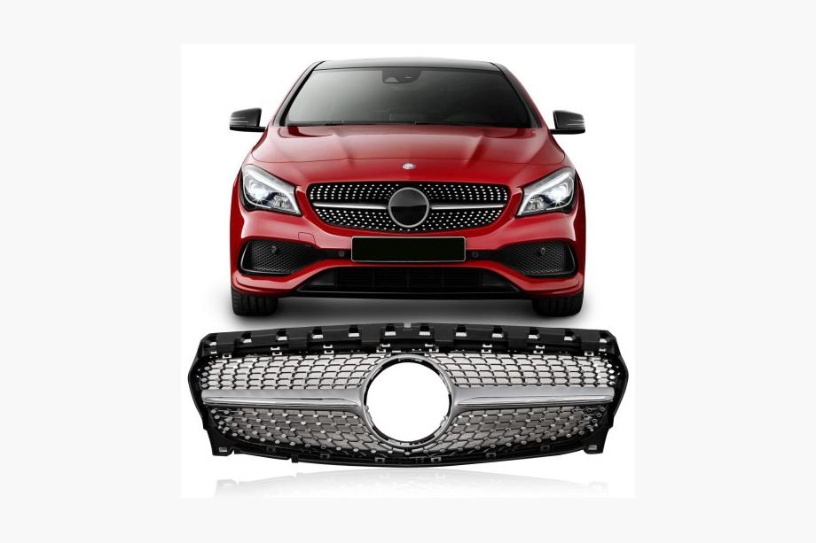 Mercedes CLA C117 2013–2019 Voorgrille (2017-2019, Diamond Silver) Image