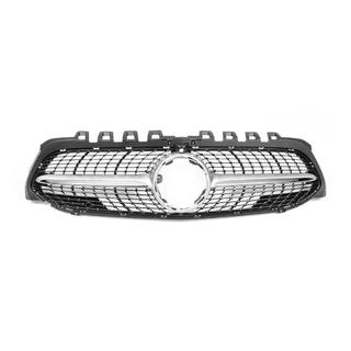 Voorgrille Diamond Silver (voor 2018-2022) Mercedes A-Klasse W177 2018– foto 2