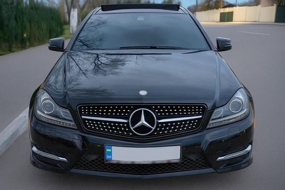 Mercedes C-klasse W204 2007–2015 Diamond Black voorgrille Image