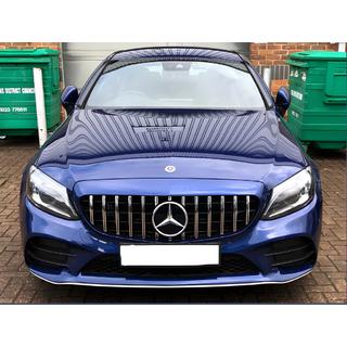 Panamericana GT voorgrille (voor Avantgarde/AMG-Line/C43 AMG) Mercedes C-klasse W205 2014–2021 foto 2