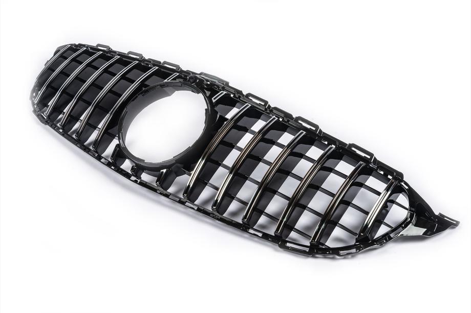 Mercedes C-klasse W205 2014–2021 Panamericana GT voorgrille (voor Avantgarde/AMG-Line/C43 AMG) Foto 10