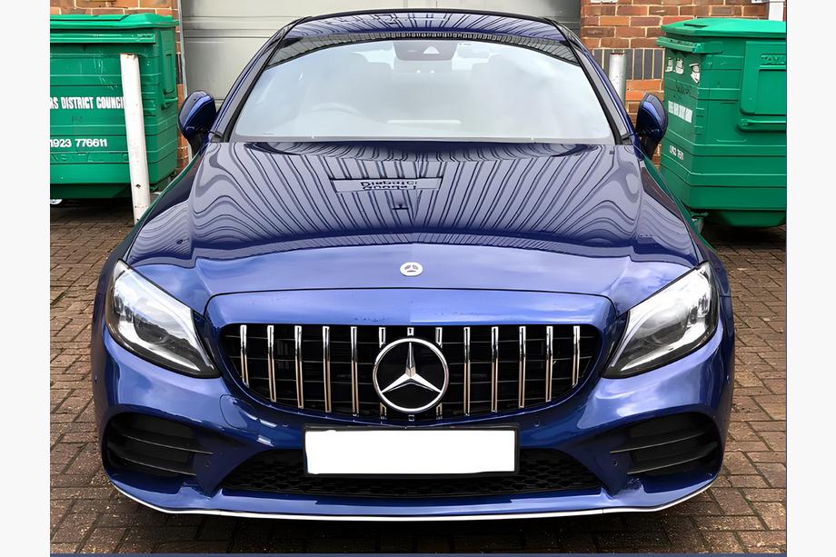 Mercedes C-klasse W205 2014–2021 Panamericana GT voorgrille (voor Avantgarde/AMG-Line/C43 AMG) Foto 2