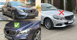 Mercedes E-klasse W212 2009–2016 GT Panamericana grille voorzijde (voor Avantgarde en AMG-Line, 2013-2016) foto 5