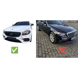 GT Panamericana grille voorzijde (voor Avantgarde/AMG-Line/E43 AMG/E53 AMG 2016-2019) Mercedes E-сlass W213 2016–2023 foto 4