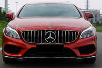 Mercedes CLS C218 2011–2018 Voorgrille met frame 2014-2018 (GT Panamericana) foto 2