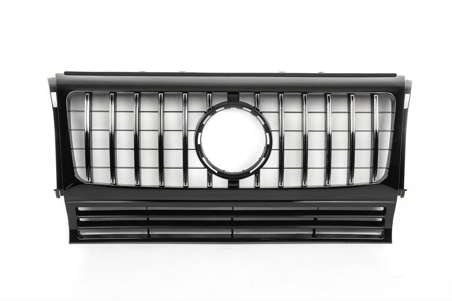 Mercedes G-klasse W463 1990–2018 Voorgrille (GT, met chromen strips) Foto 2