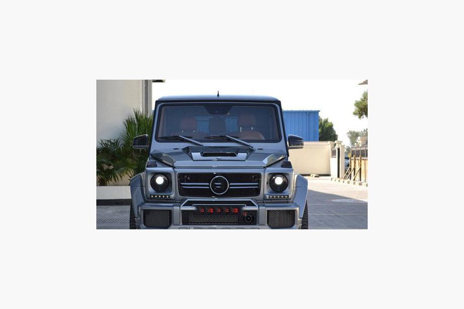 Mercedes G-klasse W463 1990–2018 Koplampcovers met LED (6 diodes, set) Foto 6