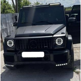 Voorbumper lipspoiler BRBS met LED Mercedes G-klasse W463 1990–2018 foto 2