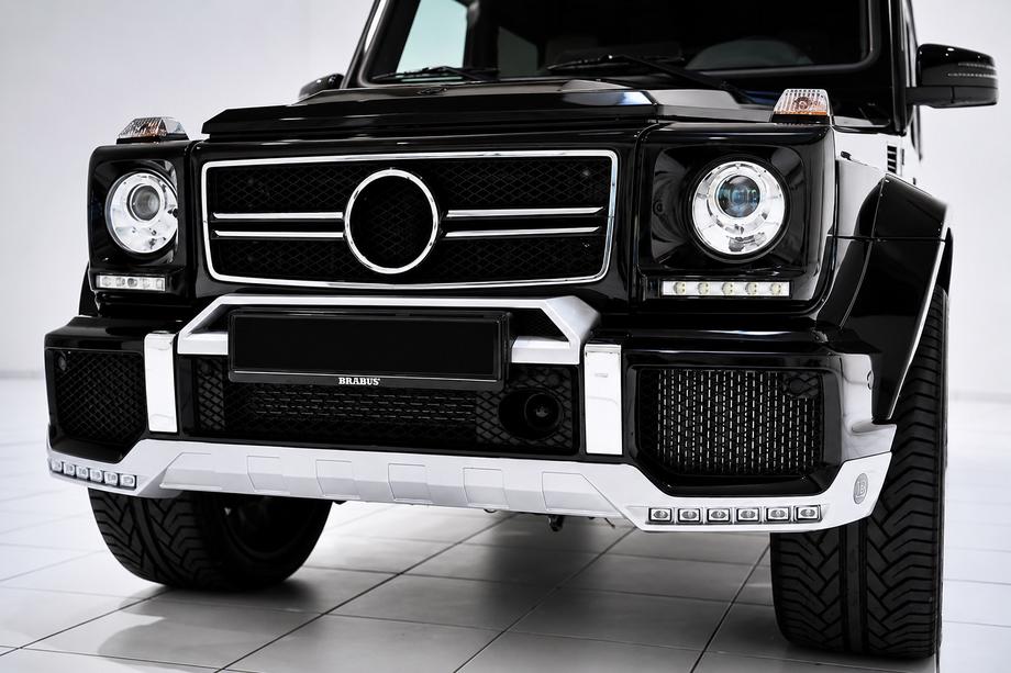 Mercedes G-klasse W463 1990–2018 Voorbumper lipspoiler BRBS met LED Foto 1