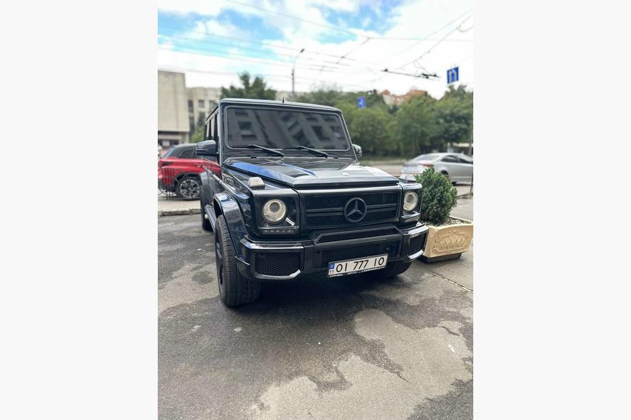 Mercedes G-klasse W463 1990–2018 Frontbumper lipspoiler (mat zwart, G65) Foto 4