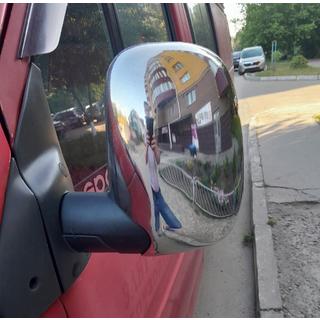 RVS spiegelkappen (2 stuks) Ford Transit 1991–2000 foto 2