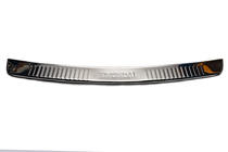 Hyundai H300, H1, Starex 2008–2020 RVS achterbumperbeschermplaat met omgezette rand Carmos foto 2