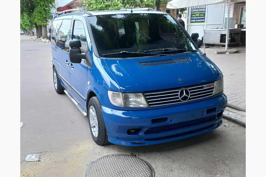 Mercedes Vito W638 1996–2003 Onderbumperlip Brabos Style (spuitklaar) Foto 1