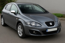 Seat Leon 2005–2012 RVS spiegelkappen (2005-2010, 2 stuks) foto 1