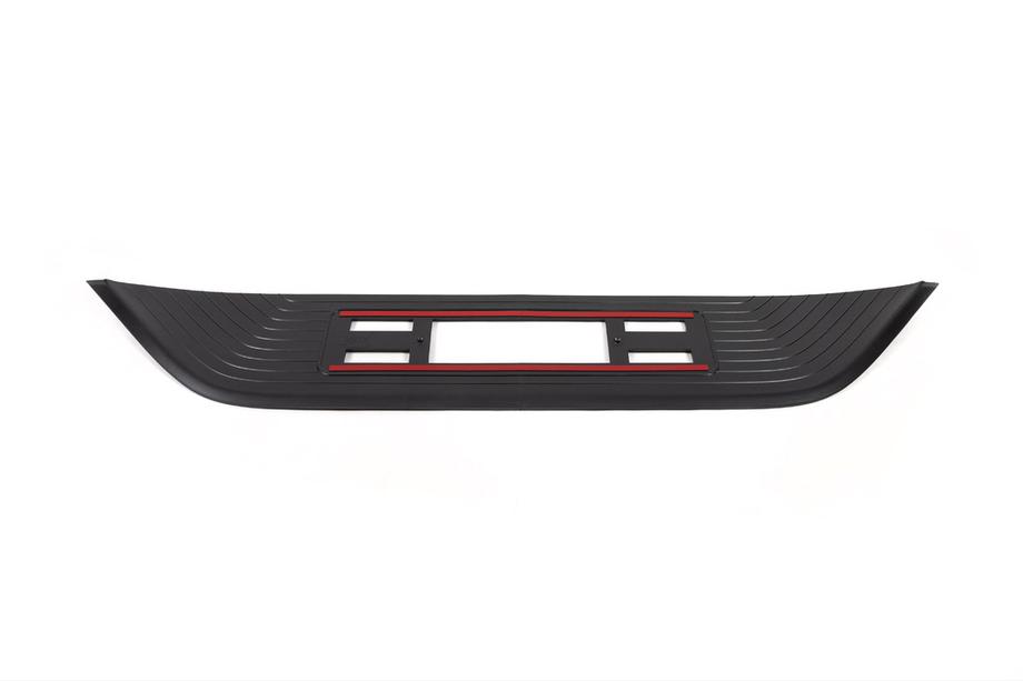 Volkswagen T6 2015–2024 Kunststof sierlijst voor kofferklep Rood Foto 5