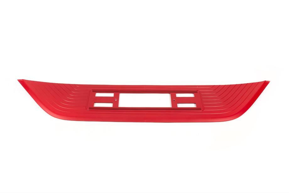 Volkswagen T6 2015–2024 Kunststof sierlijst voor kofferklep Rood Foto 7