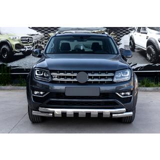 RVS voorbumperbescherming F3-08.7 Volkswagen Amarok 2010–2022 foto 1