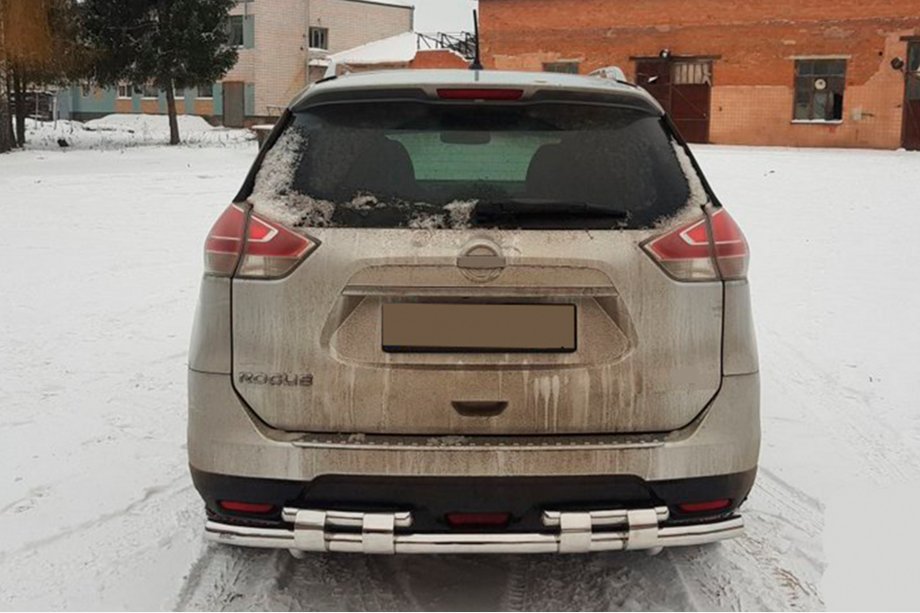 Nissan X-trail T32/Rogue 2014–2021 Achterbeschermbeugel NSXT.13.6.B1-08 (RVS) Image