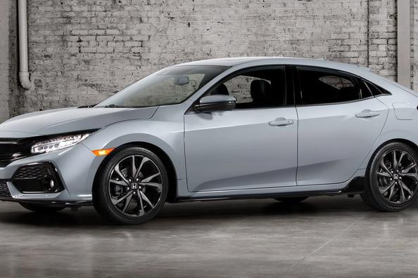 Honda Civic 5D hatchback van de tiende generatie met vijf deuren