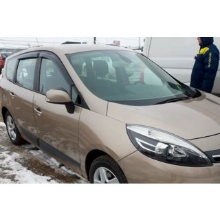 Raamdeflectoren (4 stuks, HIC) Renault Scenic/Grand 2009–2016 foto 2