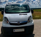 Renault Trafic 2001–2015 Koplampwenkbrauwen Porshe-style Hoogglans zwart foto 2
