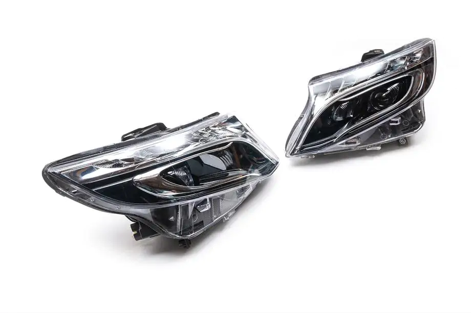 Mercedes Vito/V-klasse W447 2014– Koplampen voor met LED-modules, V-class design (voor Vito, 2 stuks) Foto 4