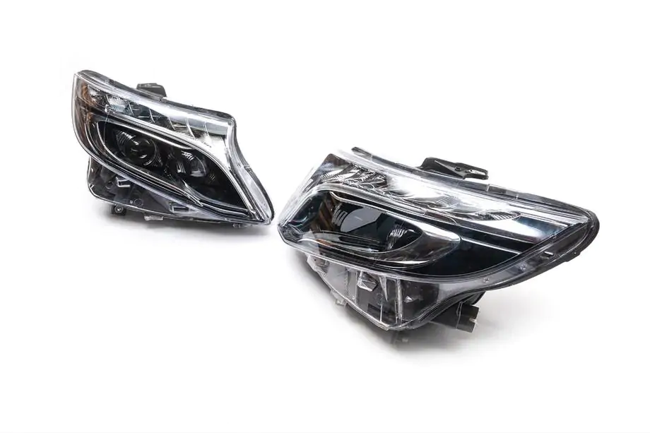 Mercedes Vito/V-klasse W447 2014– Koplampen voor met LED-modules, V-class design (voor Vito, 2 stuks) Foto 6