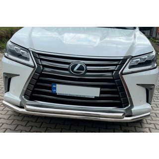 Voorbeschermbeugel ST014 (2015+, RVS) Lexus LX570/450d 2008–2022 foto 4