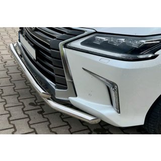 Voorbeschermbeugel ST014 (2015+, RVS) Lexus LX570/450d 2008–2022 foto 3